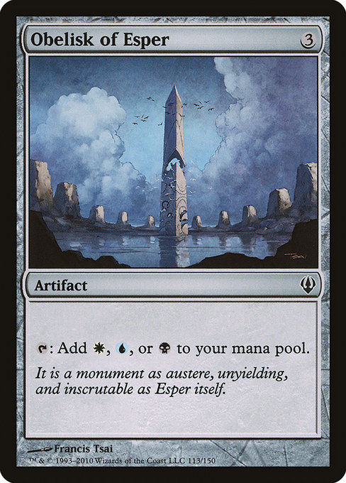 Obelisk of Esper - Archenemy Common Card