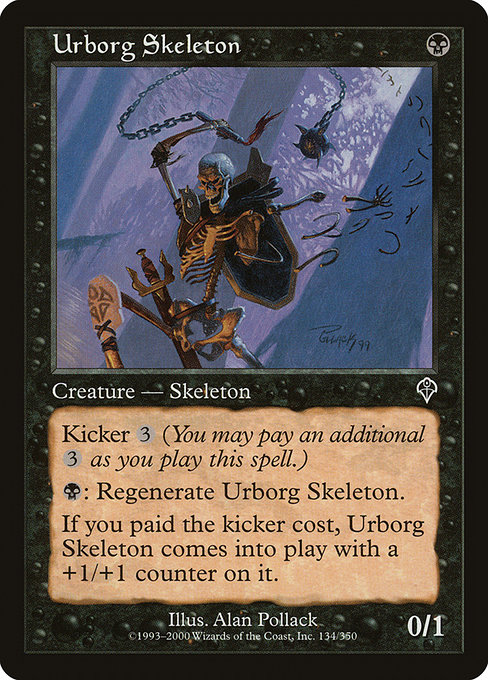 Urborg Skeleton - Invasion Common Card