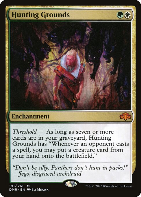Hunting Grounds - Dominaria Remastered Mythic Card