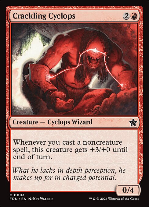 Crackling Cyclops - Foundations Common Card
