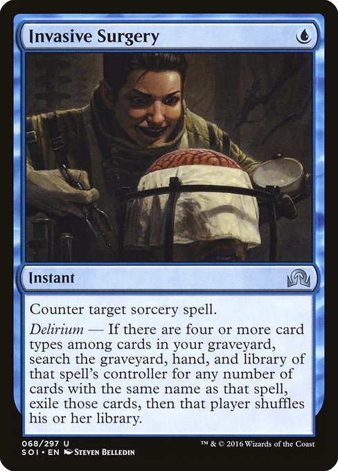 Invasive Surgery - Shadows over Innistrad Uncommon Card