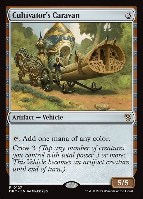 Cultivator's Caravan - Aetherdrift Commander Rare Card
