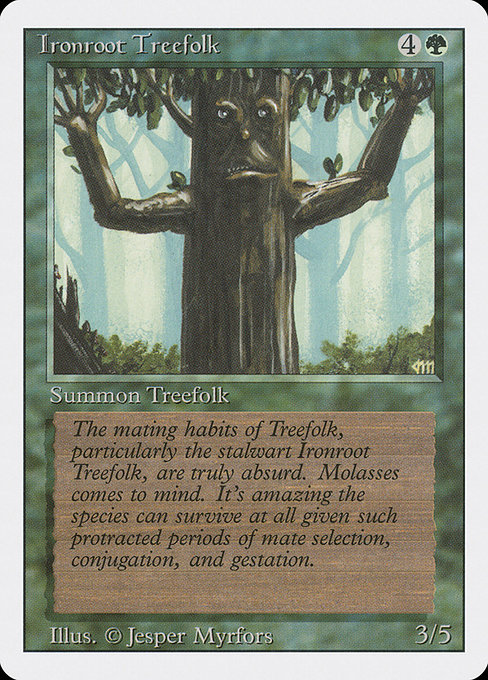 Ironroot Treefolk - Revised Edition Common Card