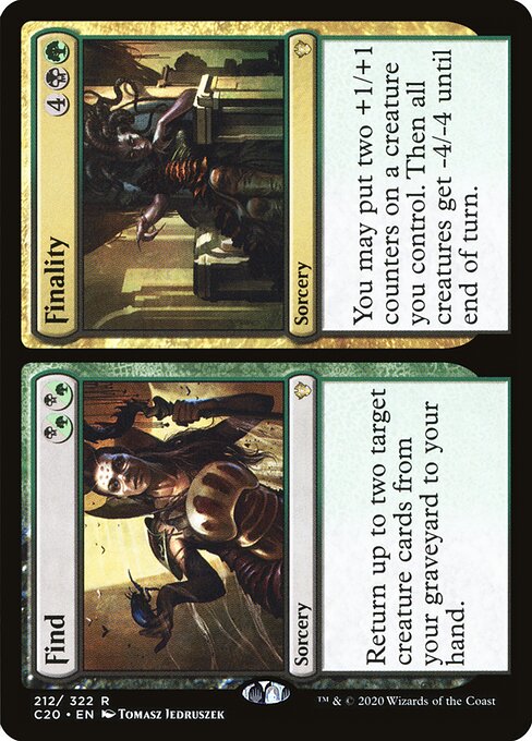 Find // Finality - Commander 2020 Rare Card