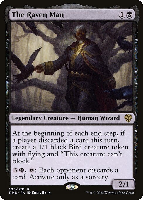 The Raven Man - Dominaria United Rare Card