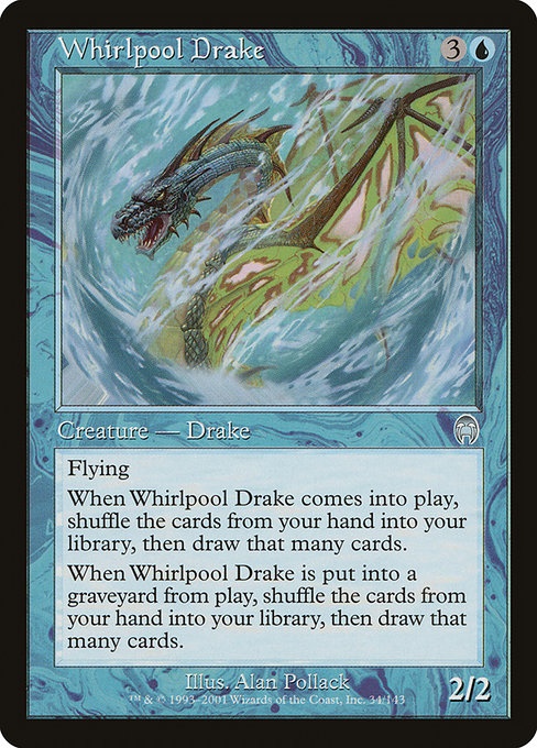 Whirlpool Drake - Apocalypse Uncommon Card