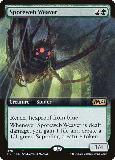 Sporeweb Weaver - Core Set 2021 Rare Card
