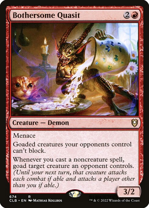 Bothersome Quasit - Commander Legends: Battle for Baldur's Gate Rare Card
