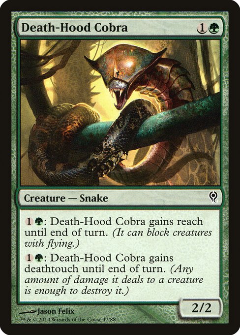 Death-Hood Cobra - Duel Decks: Jace vs. Vraska Common Card
