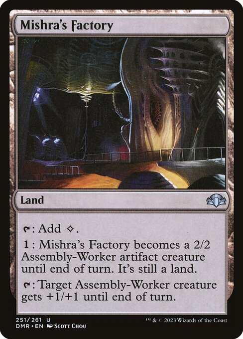 Mishra's Factory - Dominaria Remastered Uncommon Card
