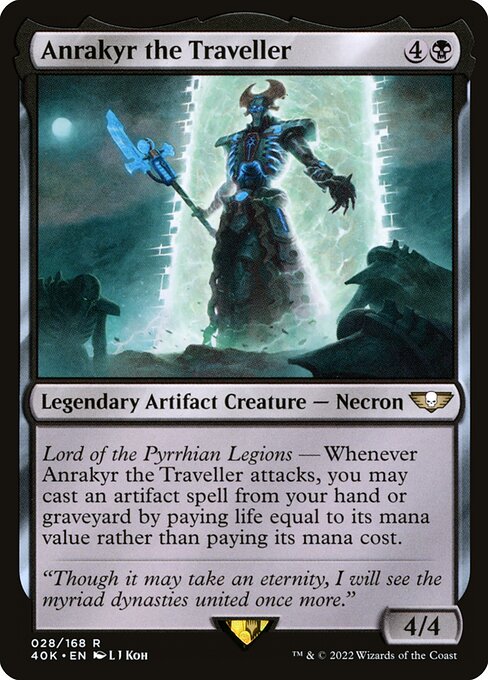 Anrakyr the Traveller - Warhammer 40,000 Commander Rare Card