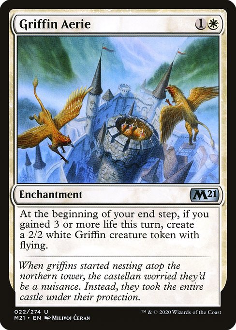 Griffin Aerie - Core Set 2021 Uncommon Card