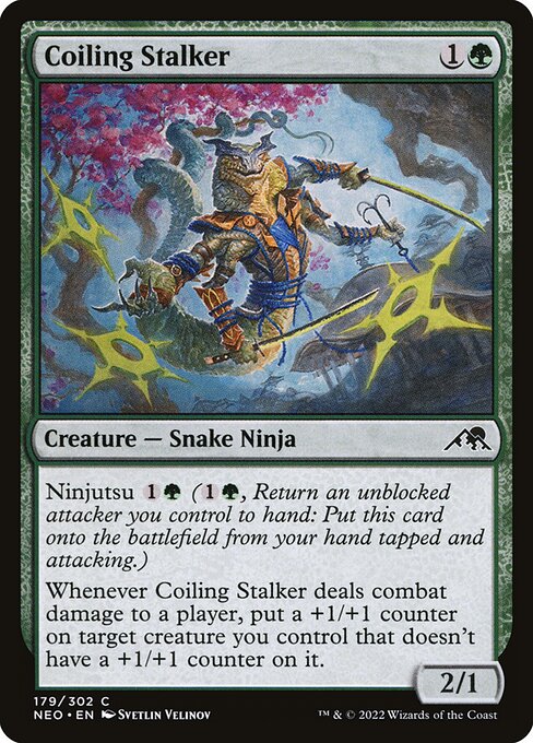 Coiling Stalker - Kamigawa: Neon Dynasty Common Card