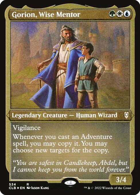 Gorion, Wise Mentor - Commander Legends: Battle for Baldur's Gate Rare Card