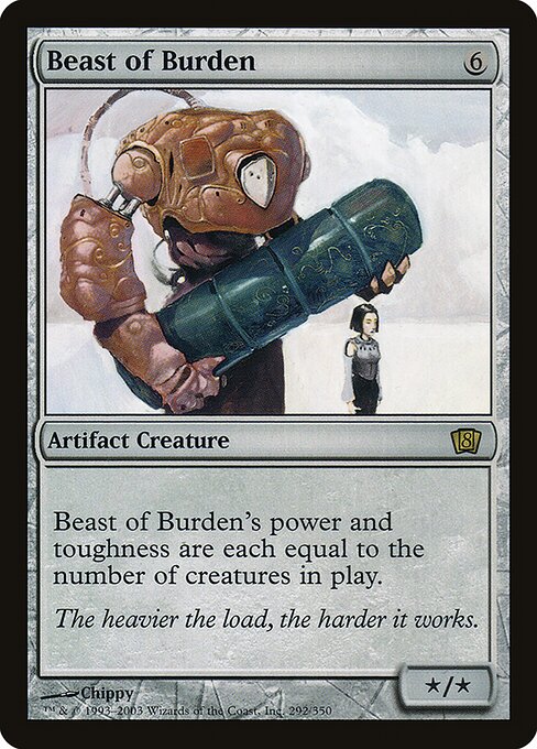 Beast of Burden - Eighth Edition Rare Card