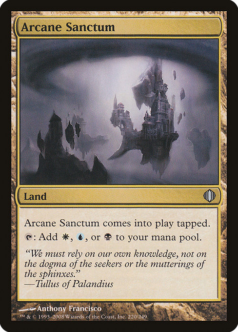 Arcane Sanctum - Shards of Alara Uncommon Card