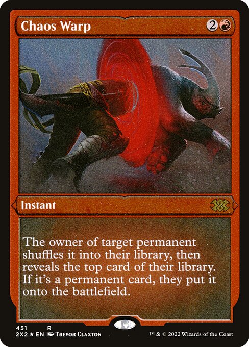 Chaos Warp - Double Masters 2022 Rare Card