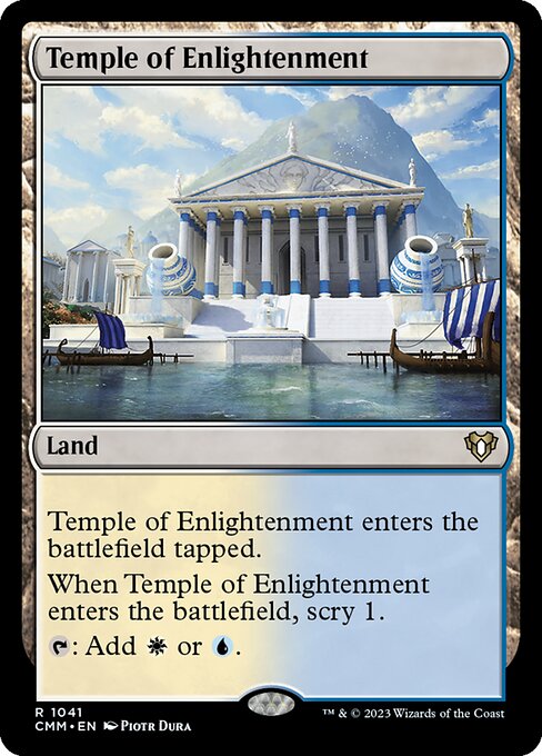 Temple of Enlightenment - Commander Masters Rare Card