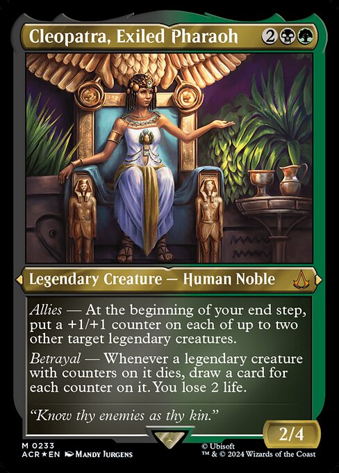 Cleopatra, Exiled Pharaoh - Assassin's Creed Mythic Card