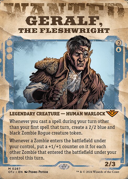 Geralf, the Fleshwright - Outlaws of Thunder Junction Mythic Card