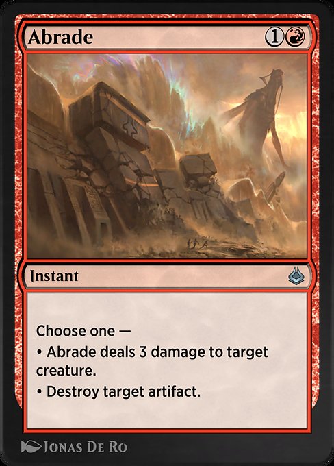 Abrade - Amonkhet Remastered Uncommon Card