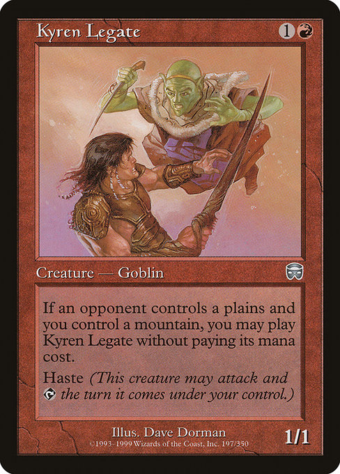 Kyren Legate - Mercadian Masques Uncommon Card