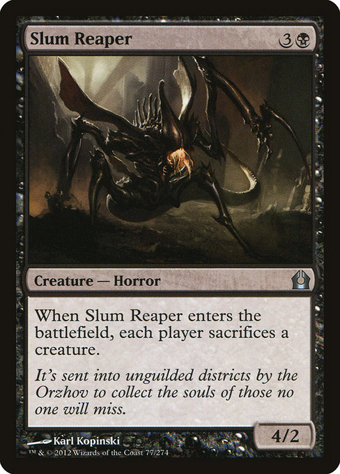Slum Reaper - Return to Ravnica Uncommon Card