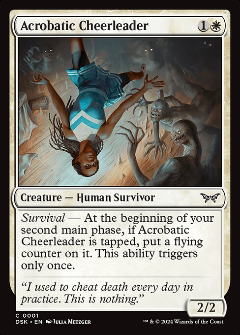 Acrobatic Cheerleader - Duskmourn: House of Horror Common Card