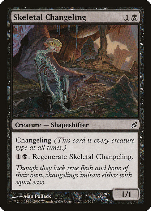 Skeletal Changeling - Lorwyn Common Card