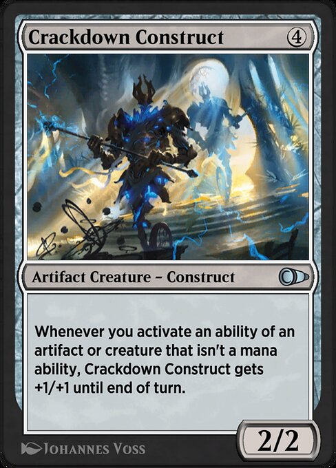Crackdown Construct - Pioneer Masters Uncommon Card