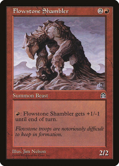 Flowstone Shambler - Stronghold Common Card