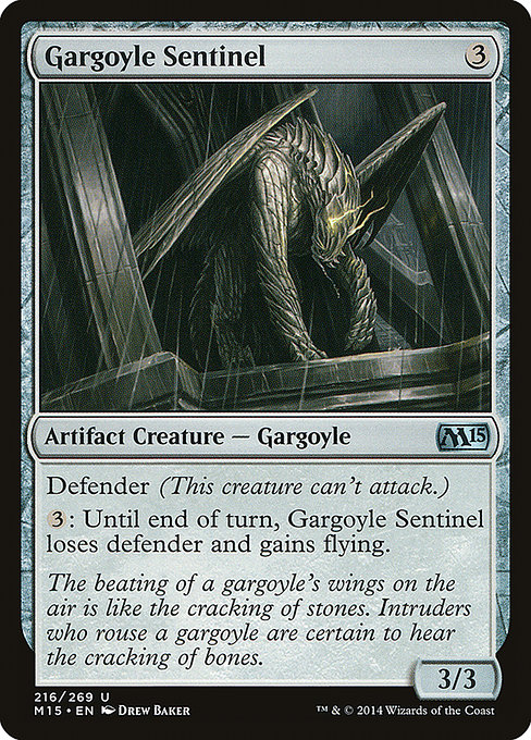 Gargoyle Sentinel - Magic 2015 Uncommon Card