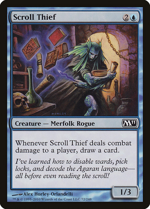 Scroll Thief - Magic 2011 Common Card
