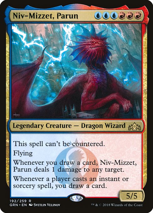 Niv-Mizzet, Parun - Guilds of Ravnica Rare Card