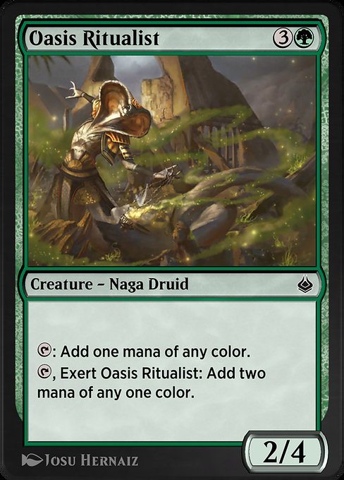 Oasis Ritualist - Amonkhet Remastered Common Card