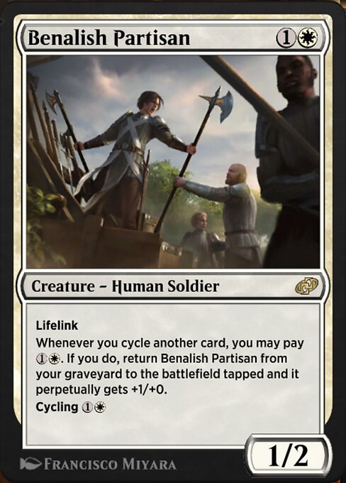Benalish Partisan - Jumpstart: Historic Horizons Rare Card