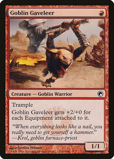 Goblin Gaveleer - Scars of Mirrodin Common Card