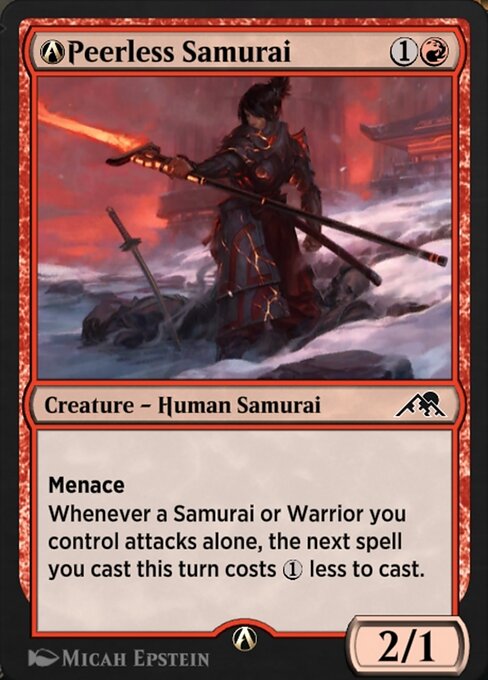 A-Peerless Samurai - Kamigawa: Neon Dynasty Common Card