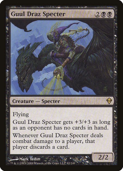 Guul Draz Specter - Zendikar Rare Card