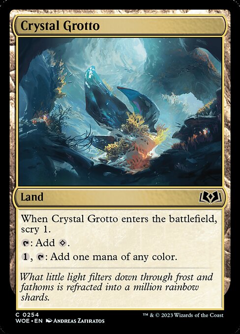 Crystal Grotto - Wilds of Eldraine Common Card