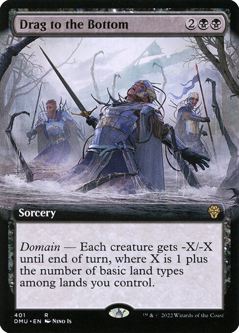 Drag to the Bottom - Dominaria United Rare Card