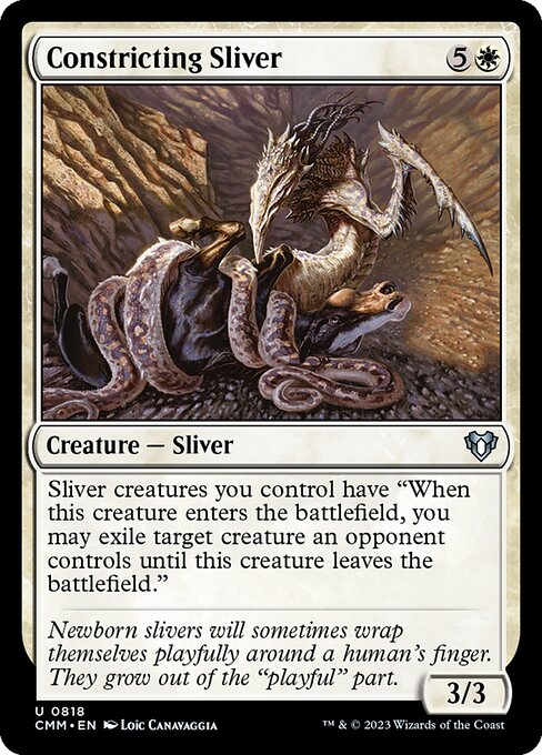 Constricting Sliver - Commander Masters Uncommon Card