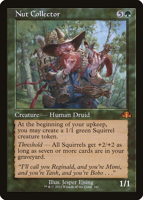 Nut Collector - Dominaria Remastered Mythic Card