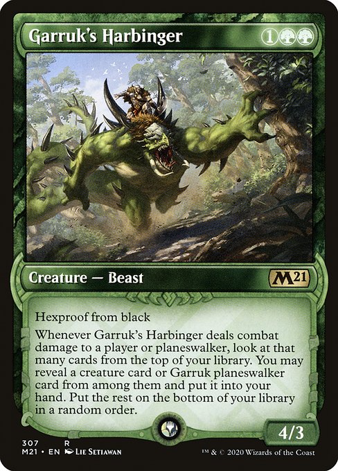 Garruk's Harbinger - Core Set 2021 Rare Card