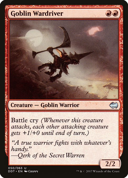 Goblin Wardriver - Duel Decks: Merfolk vs. Goblins Uncommon Card