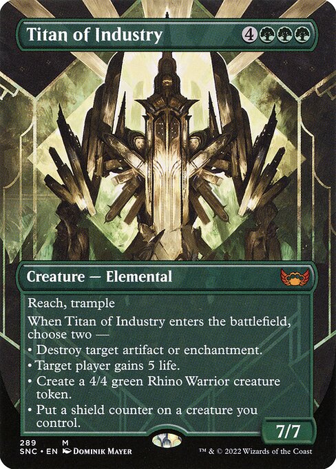 Titan of Industry - Streets of New Capenna Mythic Card