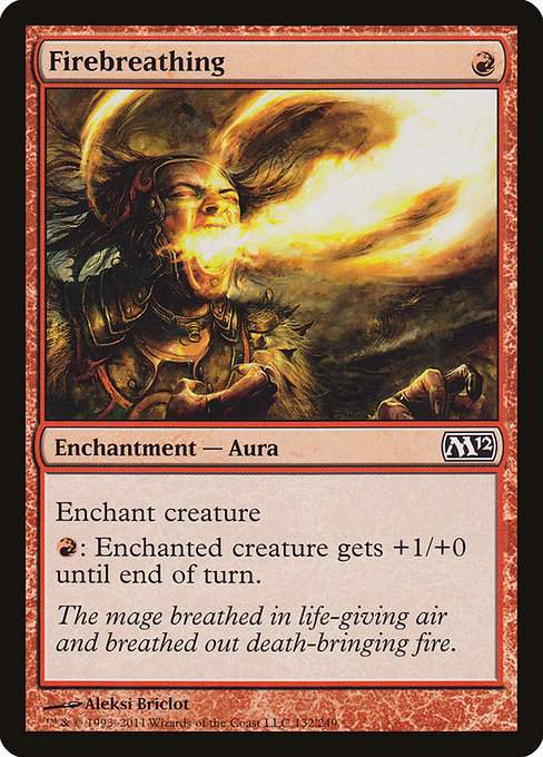 Firebreathing - Magic 2012 Common Card