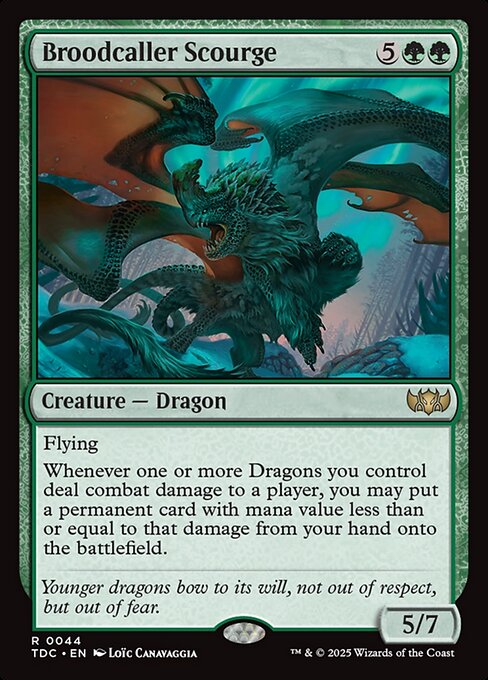 Broodcaller Scourge - Tarkir: Dragonstorm Commander Rare Card
