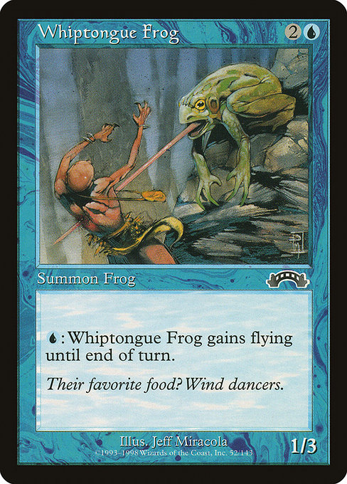 Whiptongue Frog - Exodus Common Card