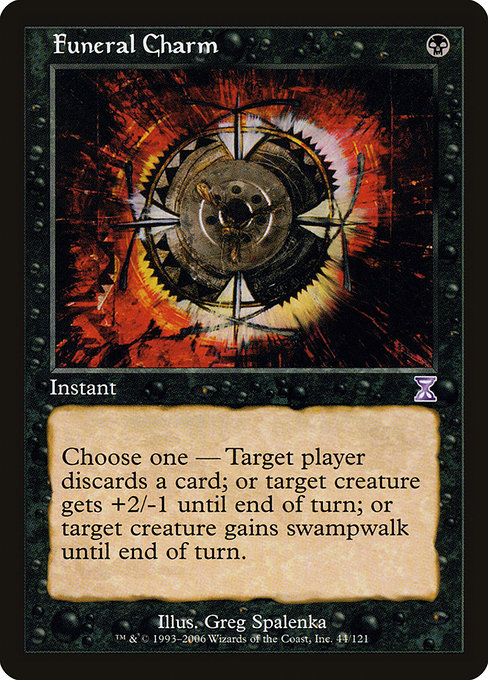 Funeral Charm - Time Spiral Timeshifted Special Card